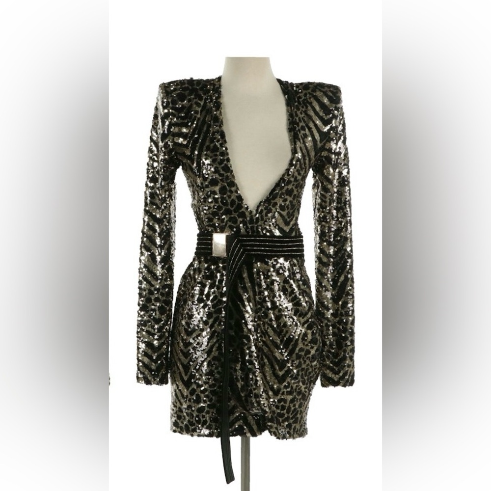 ZHIVAGO THE SHAKEDOWN SEQUIN MINI DRESS